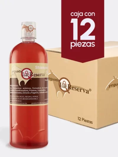 Caja Shampoo Anticaida Rojo