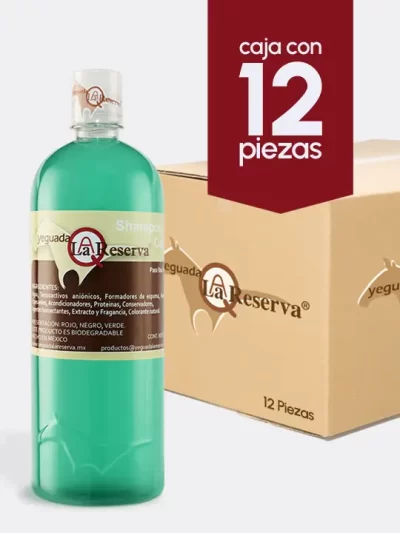 Caja Shampoo Anticaida Verde Yeguada La Reserva